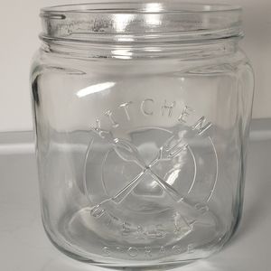 Large Glass Kitchen Utencils Storage Jar